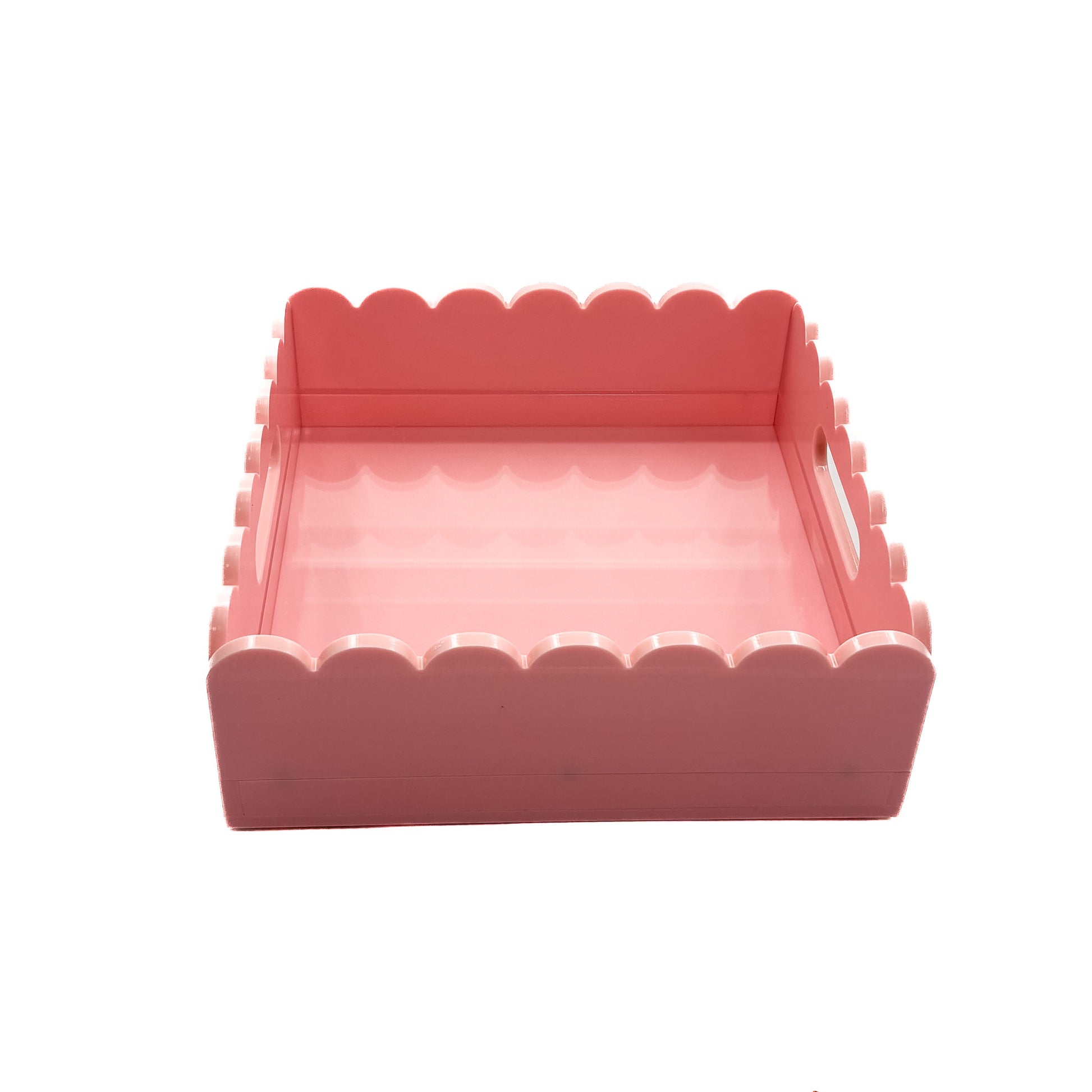 Self Finishing Scallop Acrylic Tray