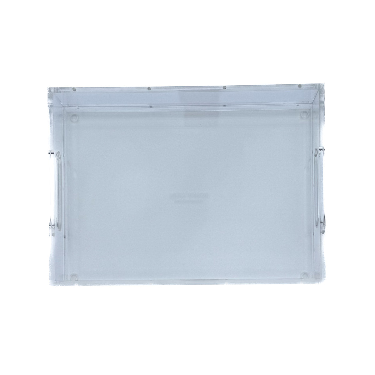 Self Finishing Acrylic Tray - Clear