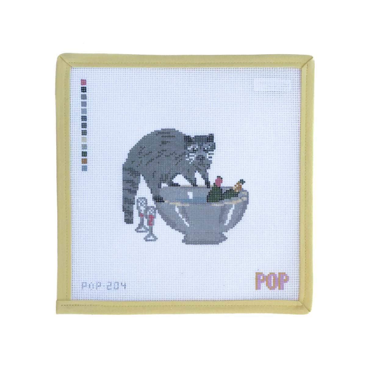 Raccoon in the Champagne Bowl