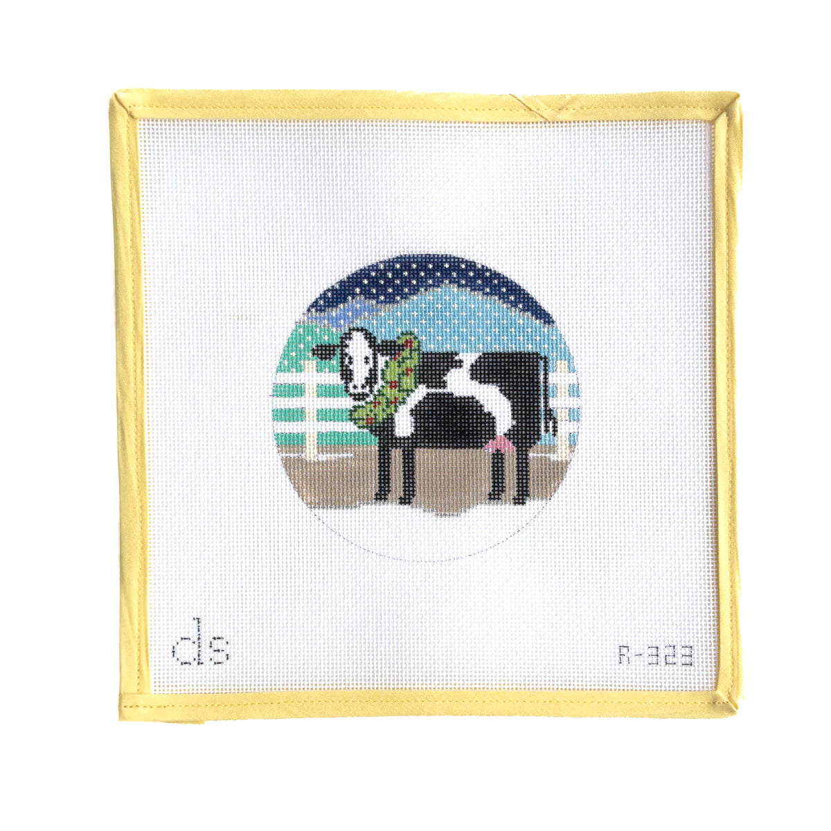 Cow with Wreath Round