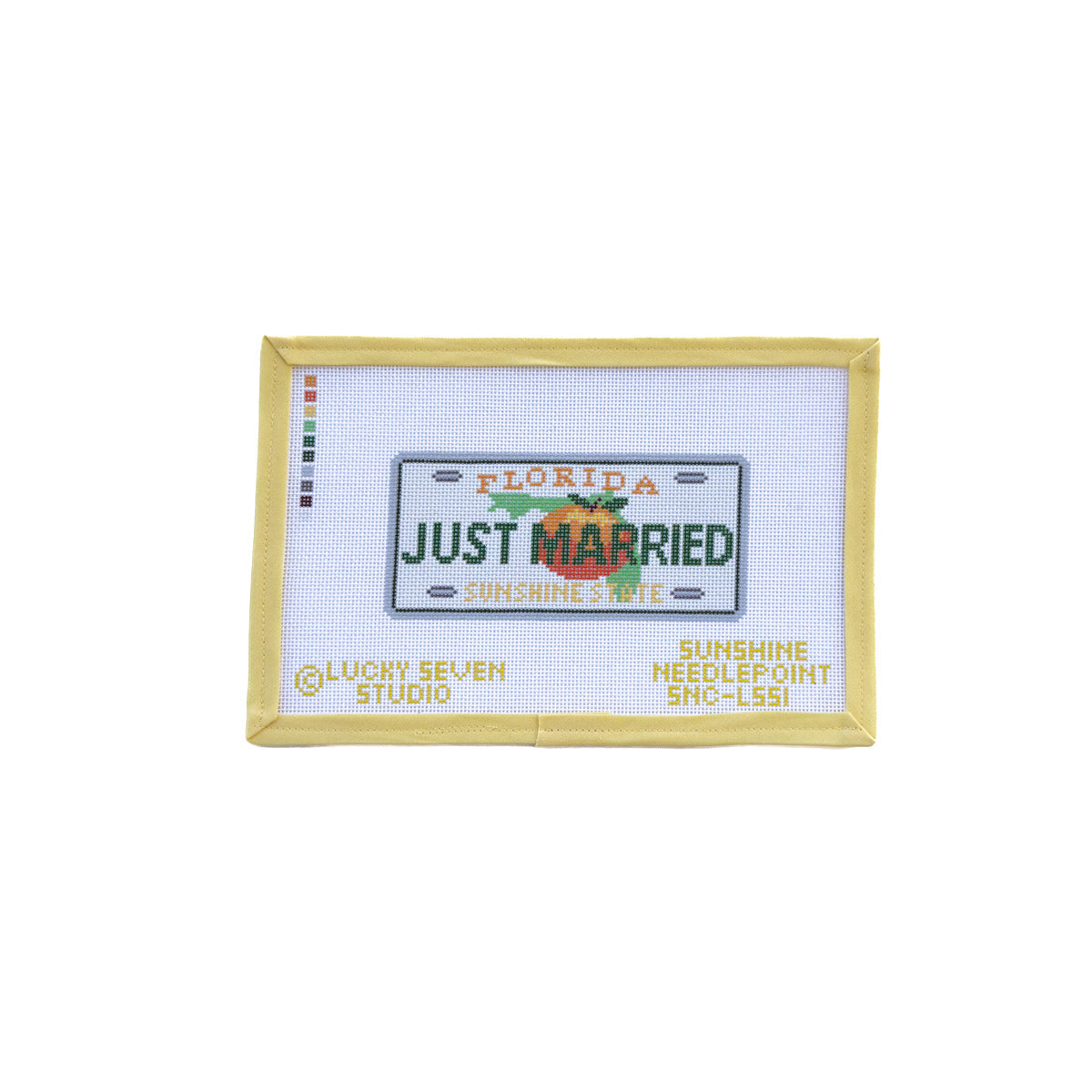 Just Married FL License Plate
