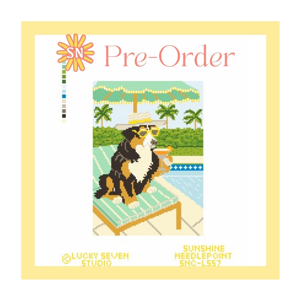 Poolside Pup