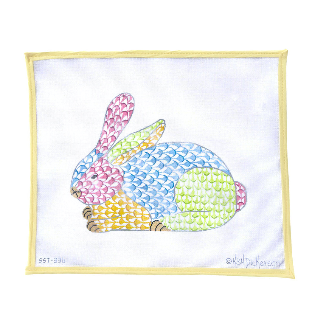 Rainbow Herand Style Large Fishnet Bunny