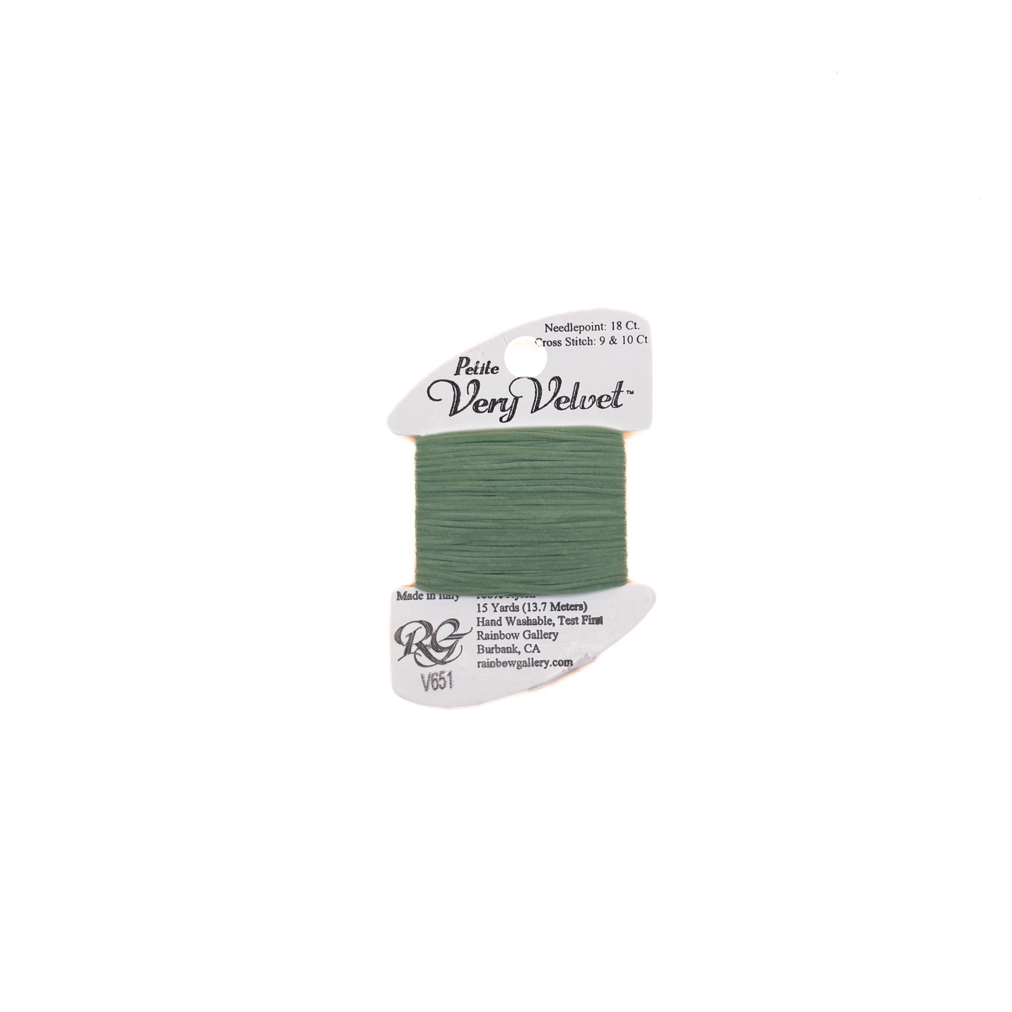Petite Very Velvet - V651 Sage Green