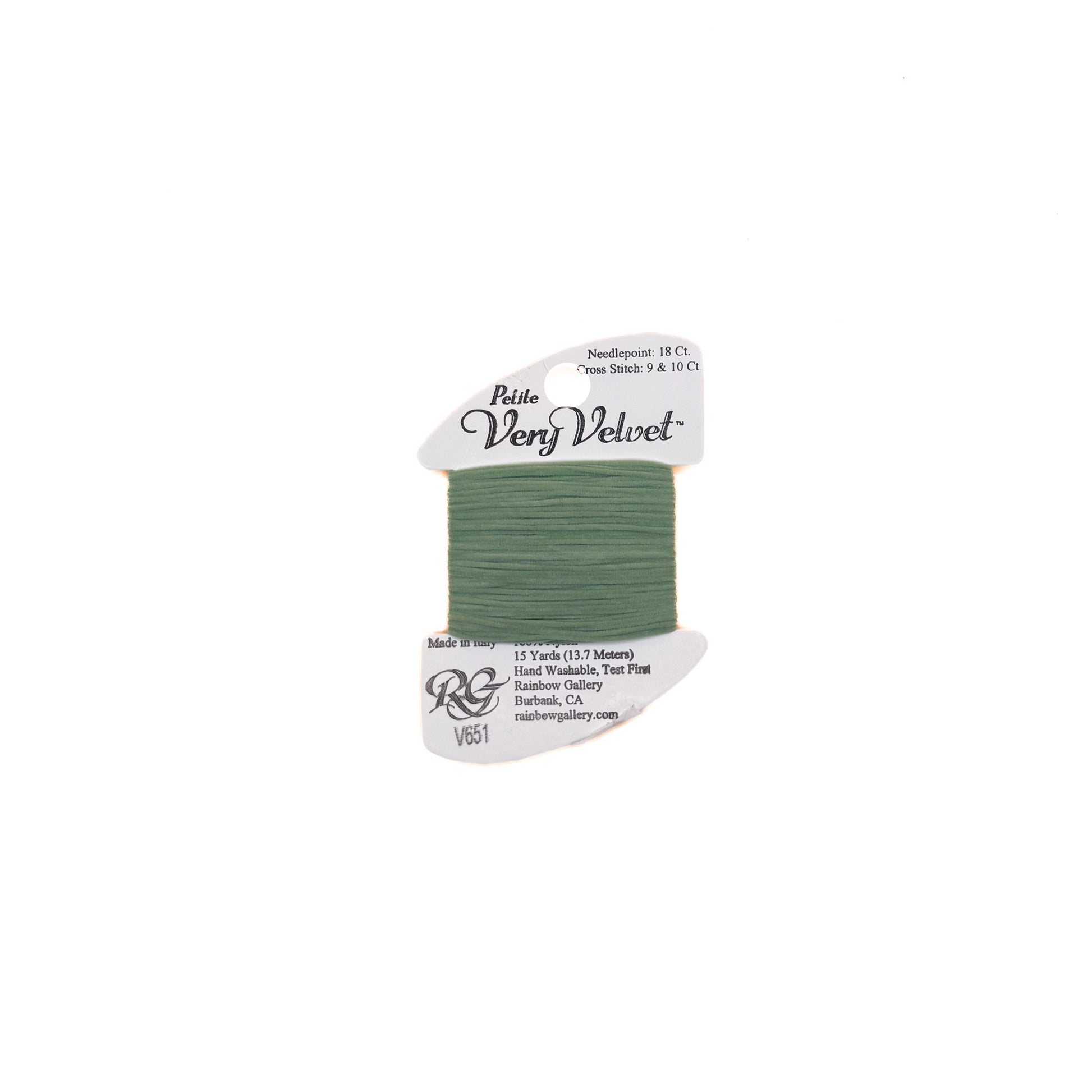Petite Very Velvet - V651 Sage Green