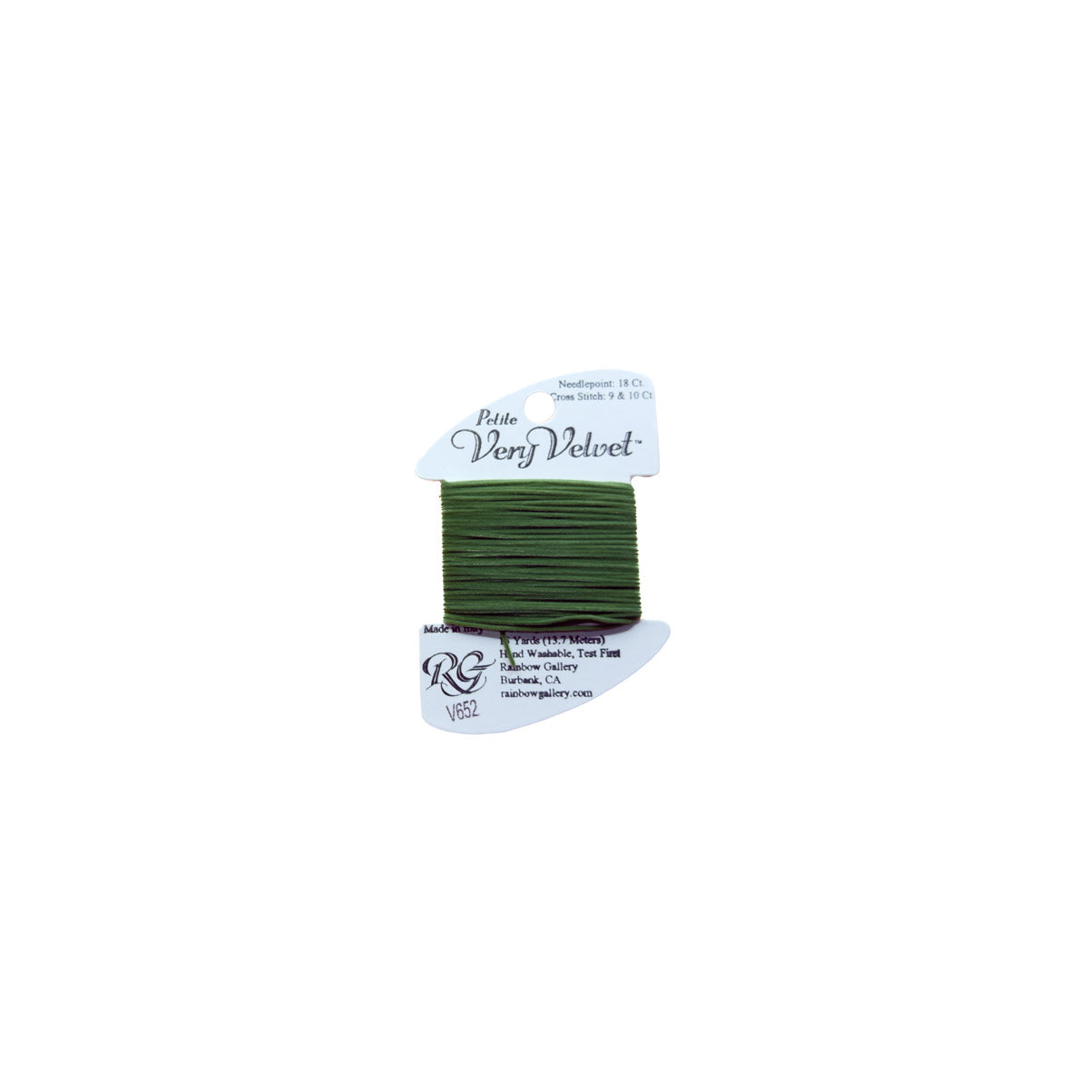 Petite Very Velvet - V652 Hunter Green