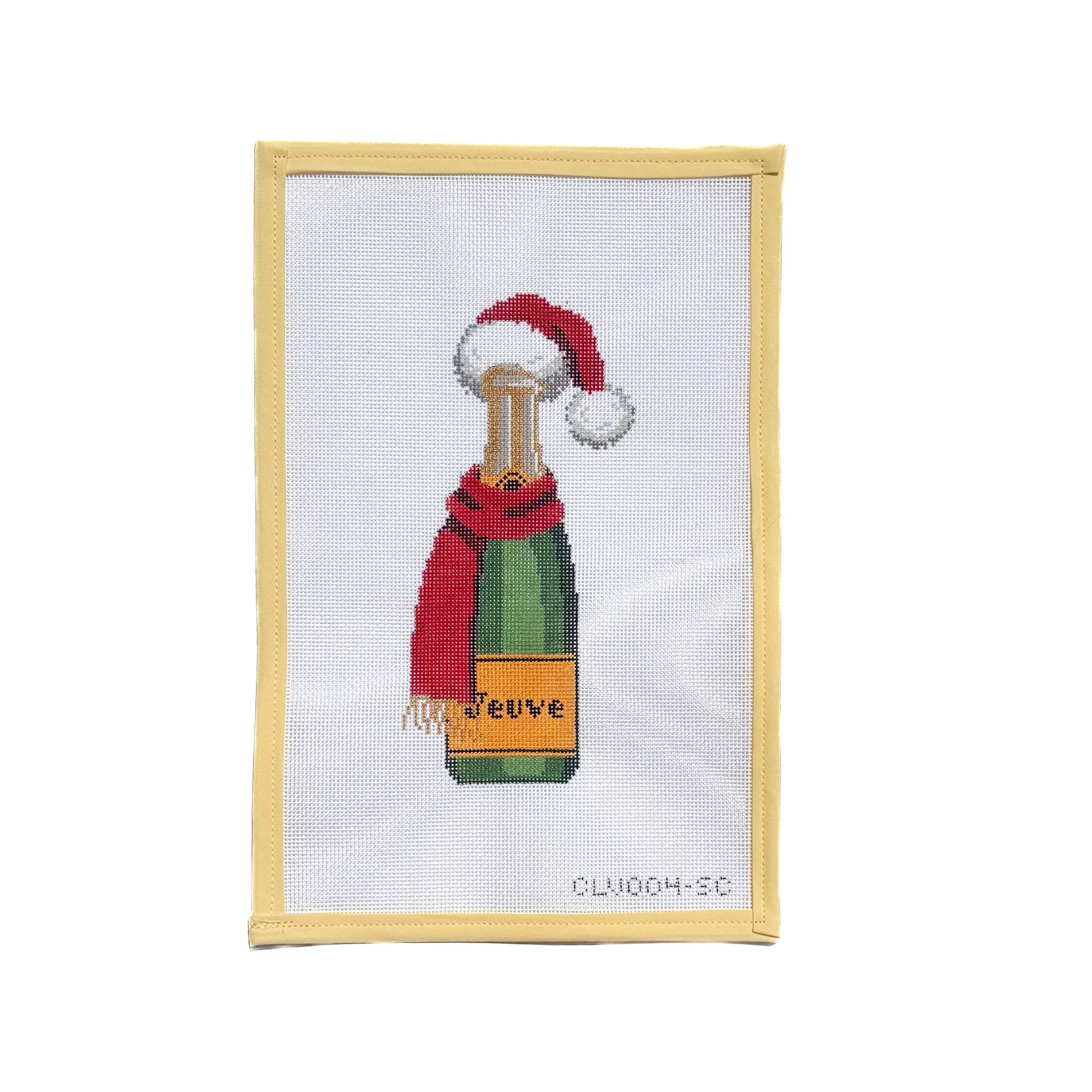 Santa Hat & Scarf Champagne