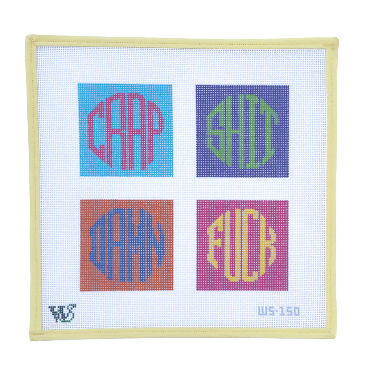 Colorblock Dirty Coasters