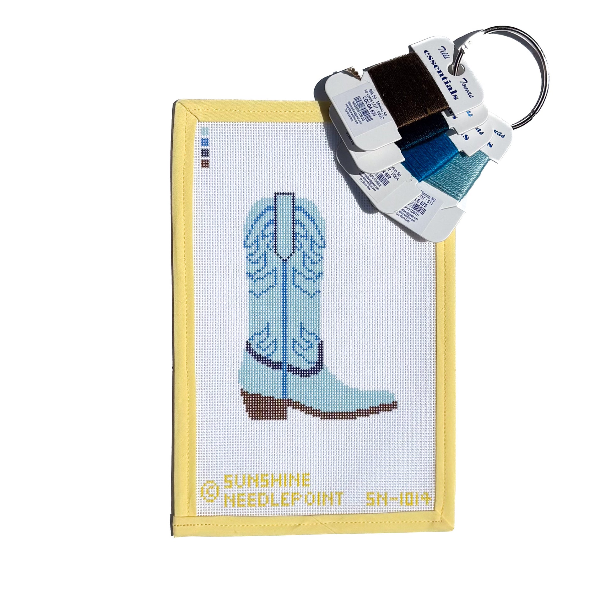 Blue Cowgirl Boot Kit