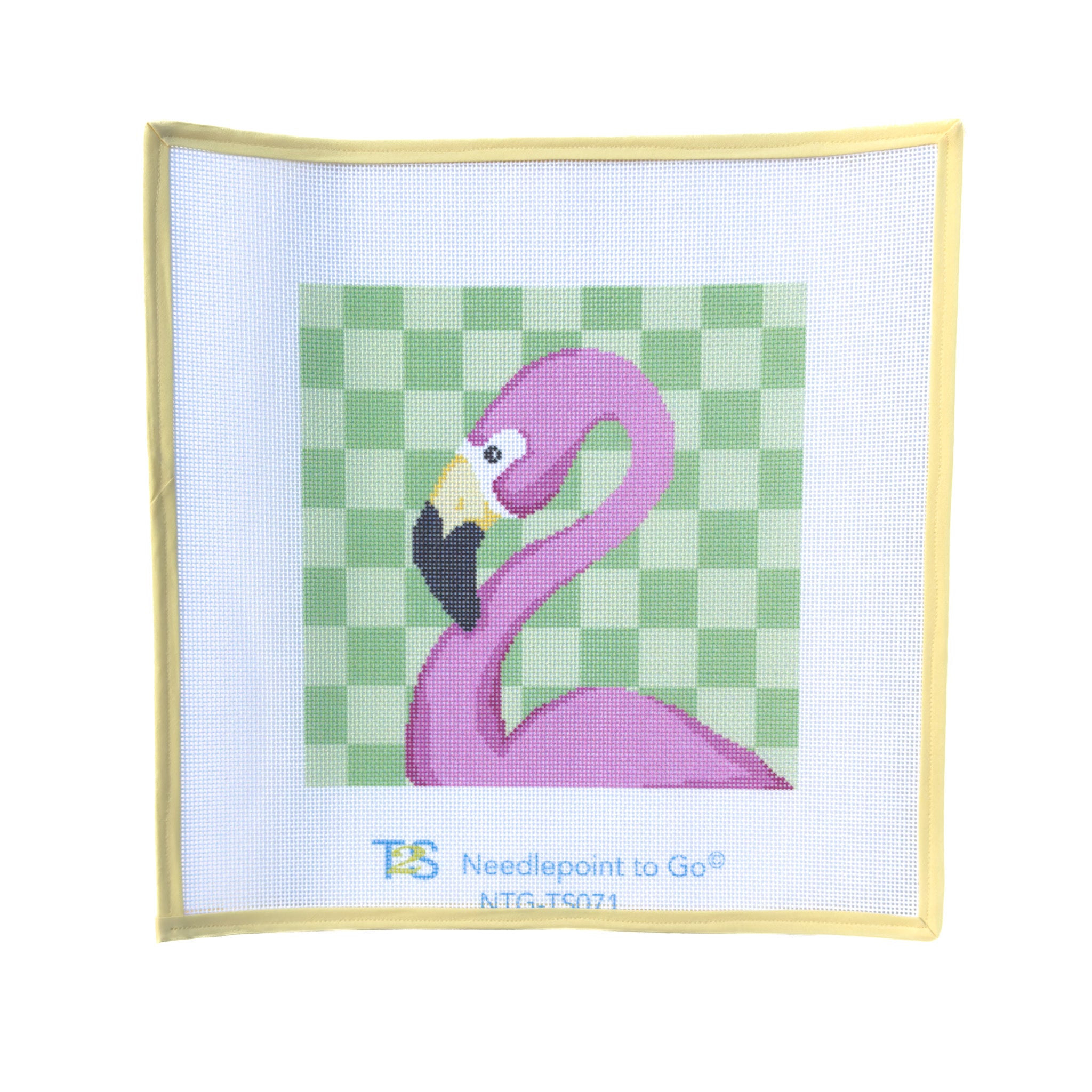 Flamingo/Lime Checks