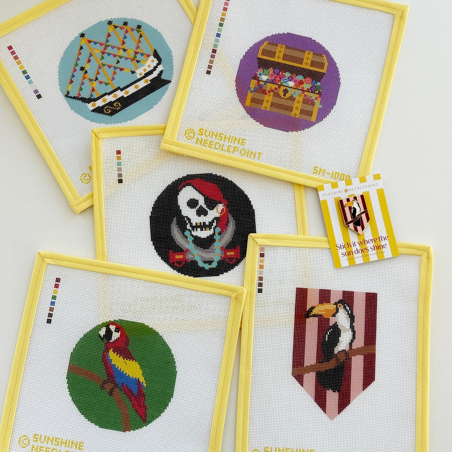 Collage of Gasparilla Canvases