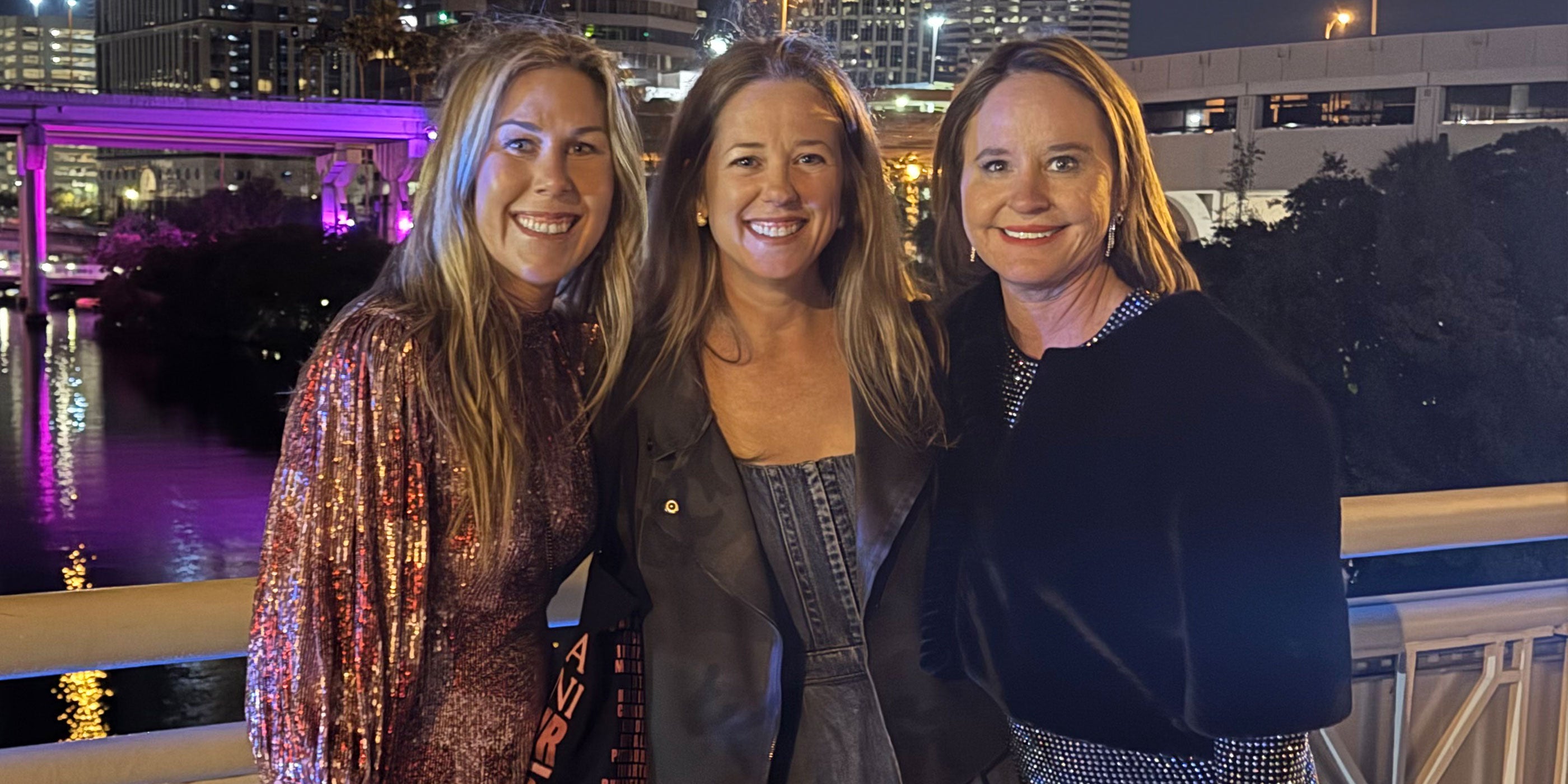 Courtney, Heather, and Elizabeth standing together