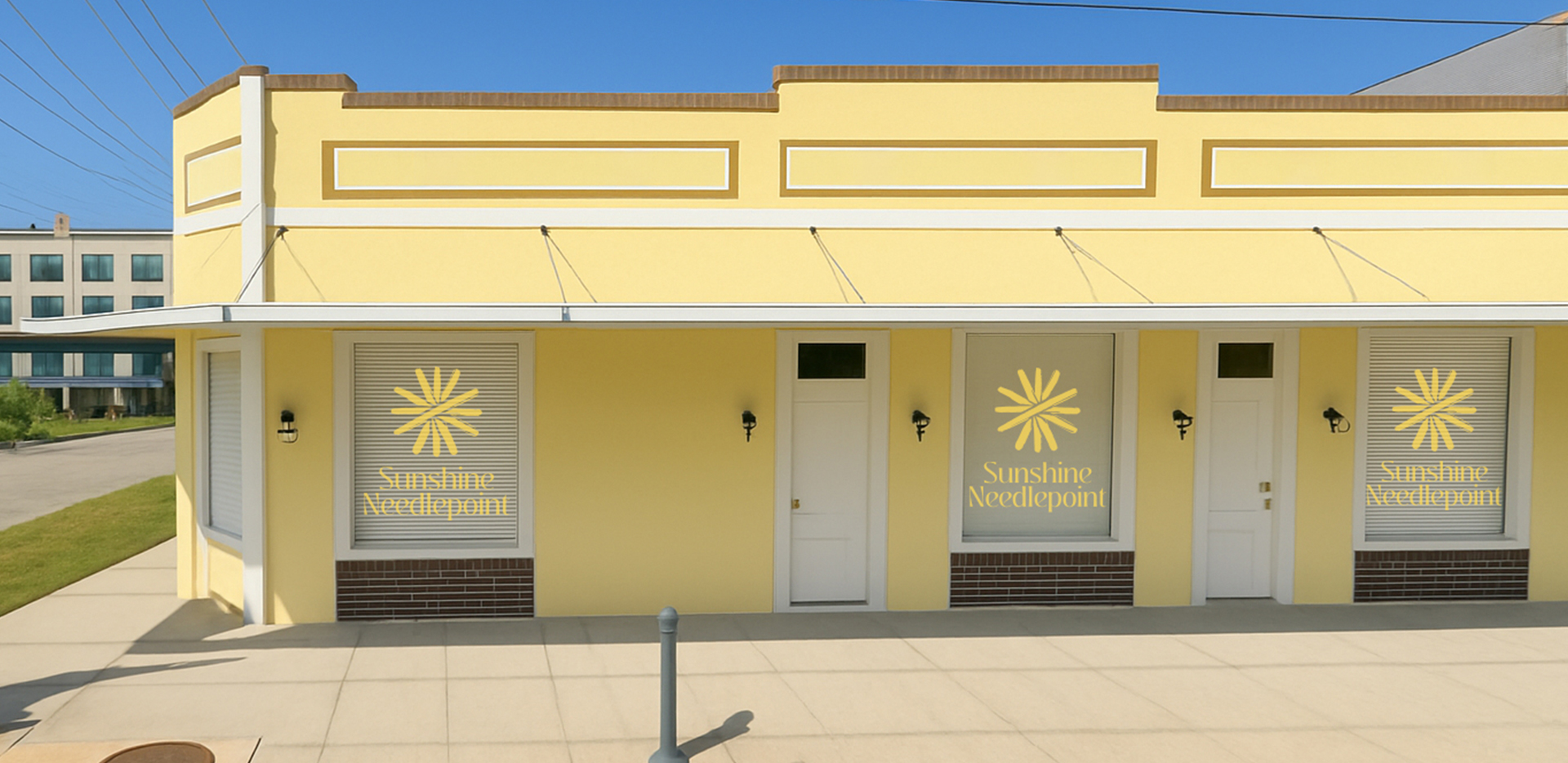 Sunshine Needlepoint Storefront in Ybor